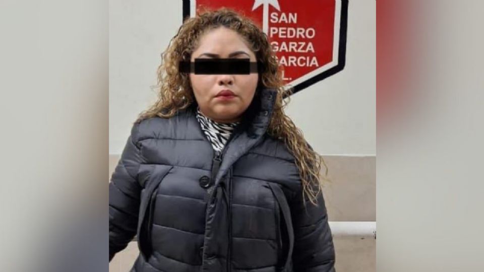 Mujer detenida en San Pedro.