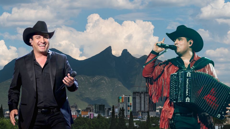 Julión Álvarez y Alfredo Olivas en Monterrey