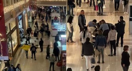 Infidelidad causa pelea en plaza comercial de Metepec, Estado de México