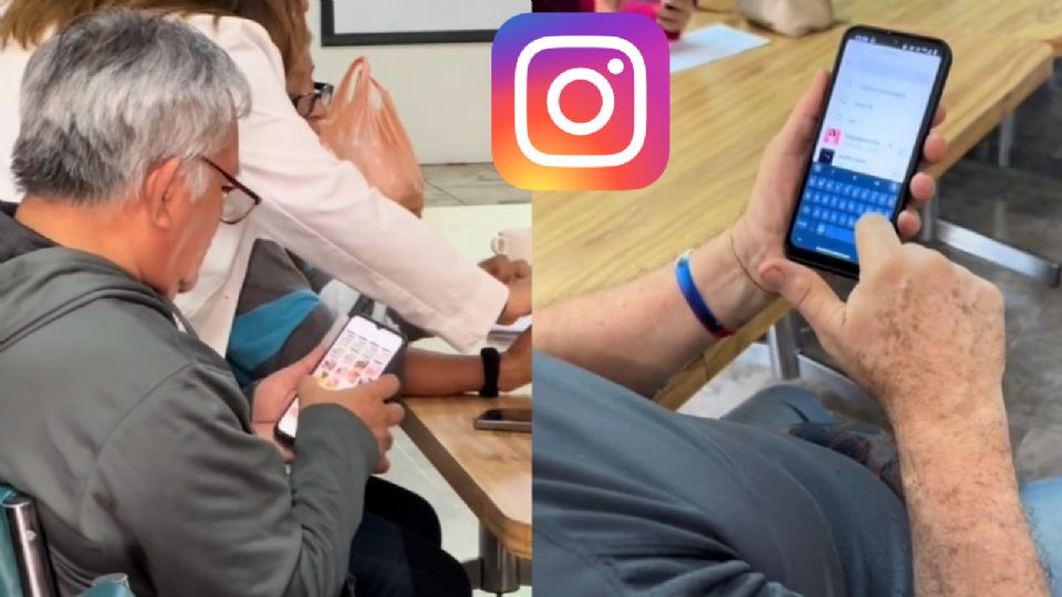 Abuelitos aprenden a usar instagram