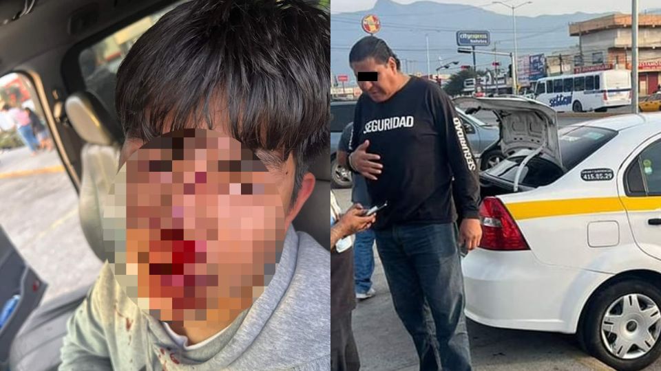 Taxistas golpean a joven cerca de Central de Autobuses de Saltillo