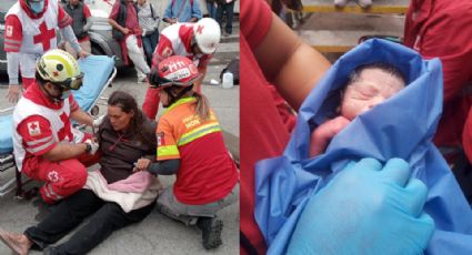 Mujer entra en labor de parto y tiene a su hijo en la colonia Industrial en Monterrey