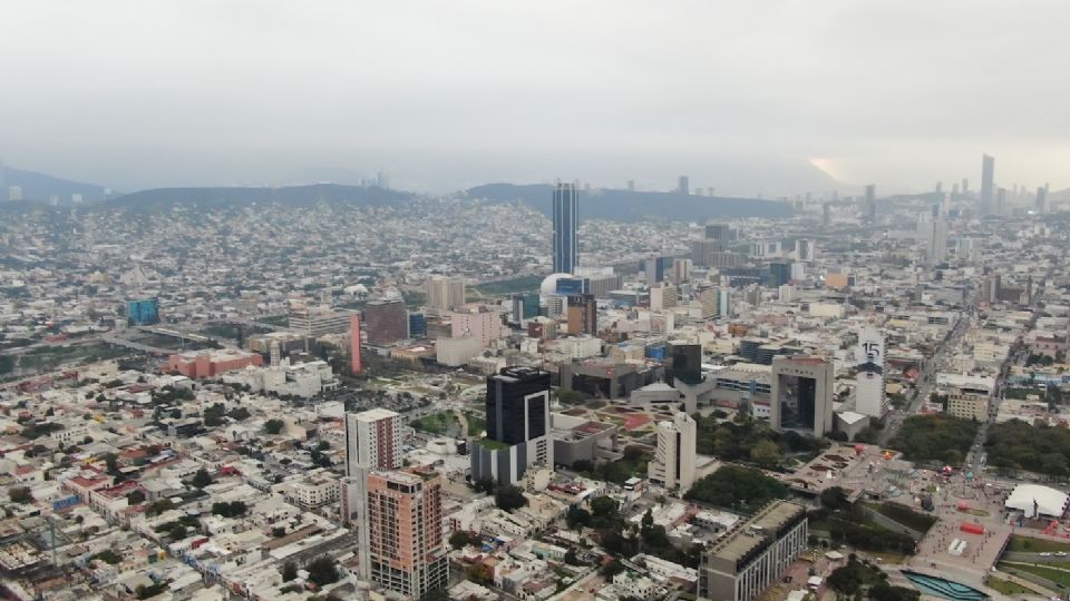 Zona del centro de Monterrey.