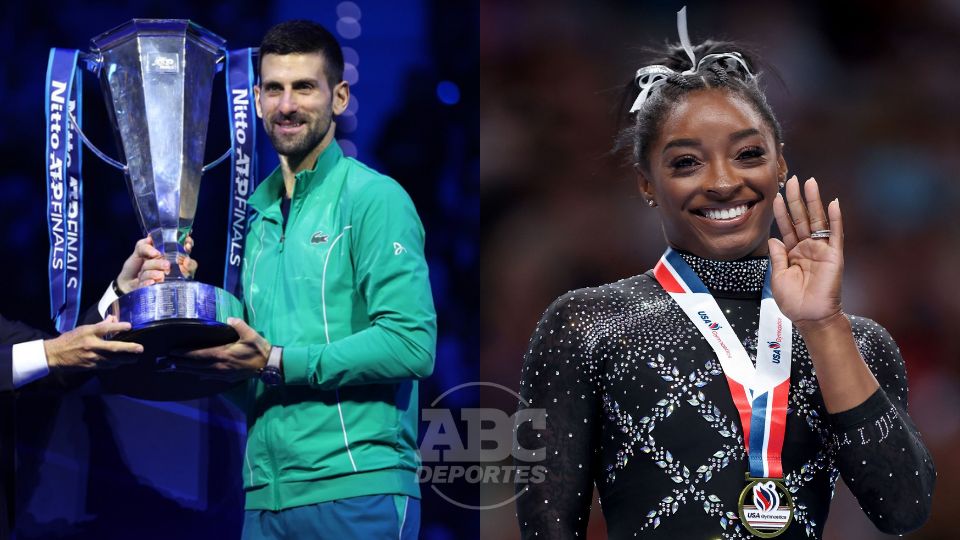 Djokovic y Biles son considerados los deportistas del año.