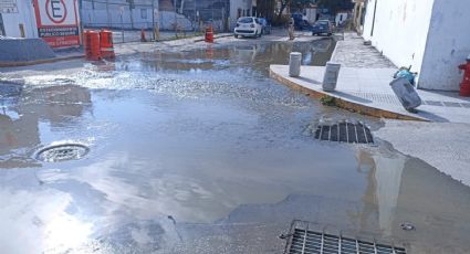 Vecinos reportan fuga de aguas negras en Barrio Antiguo