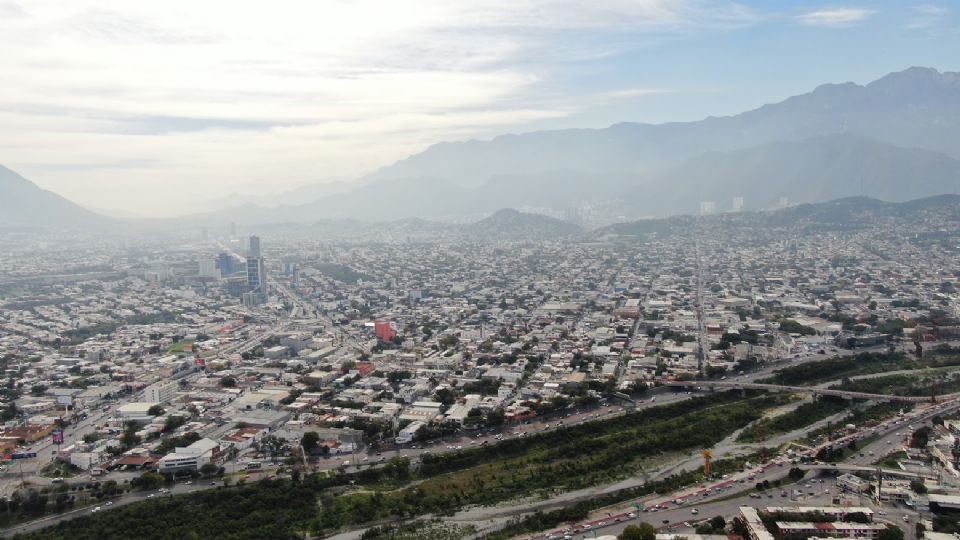 Capa contaminante en la zona metropolitana de Monterrey