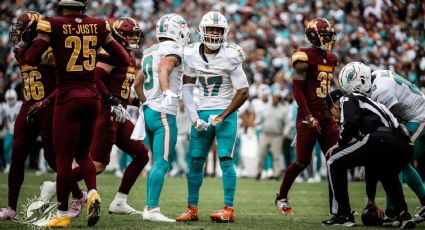 NFL: Dolphins derrota a Commanders 45-15