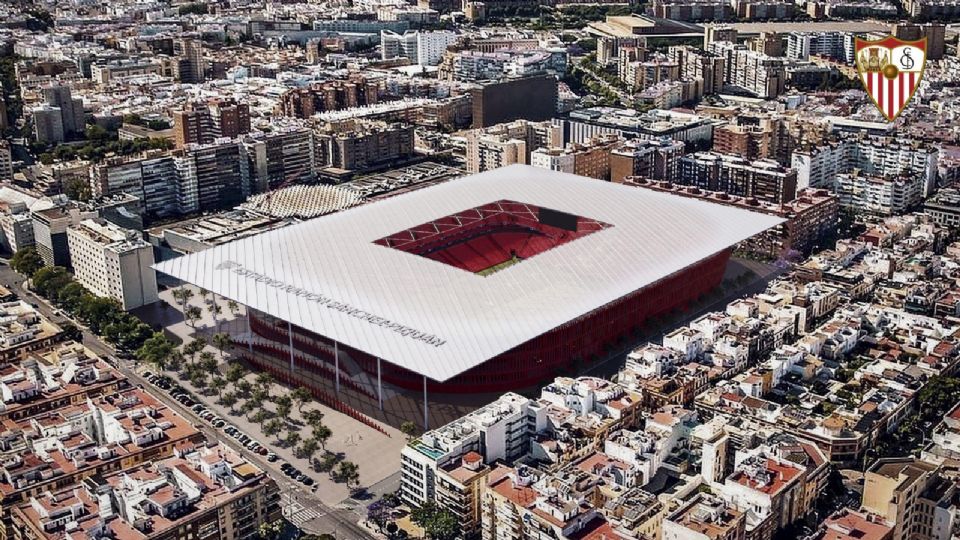 El nuevo estadio Ramón Sánchez-Pizjuán de Sevilla contará con un aforo de 55.000 espectadores.