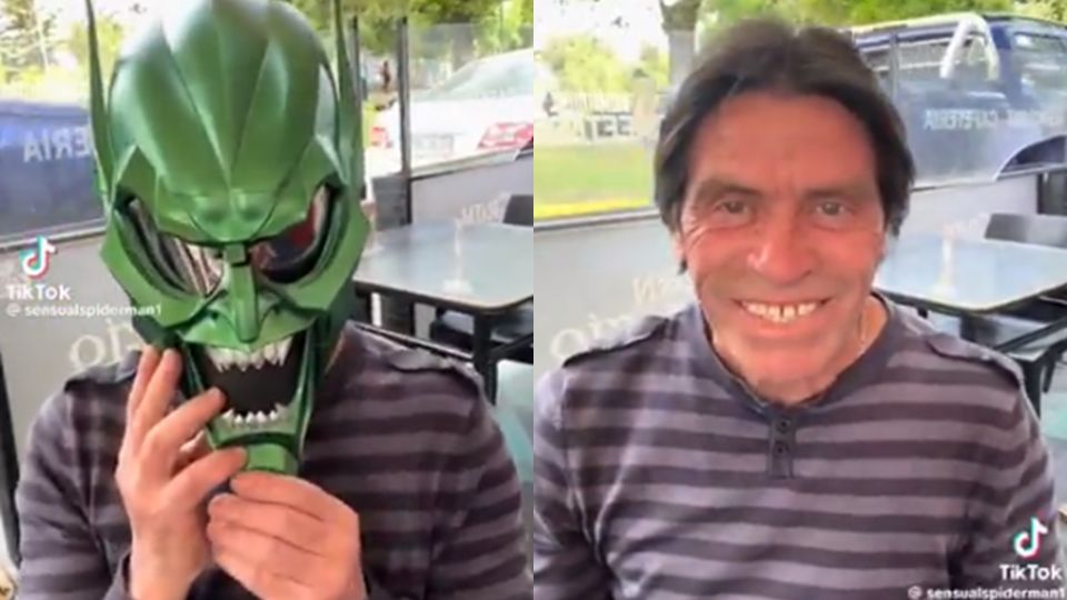 Hombre luce su gran parecido con Willem Dafoe