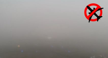 ¡No es Silent Hill! AICM suspende operaciones por densa niebla