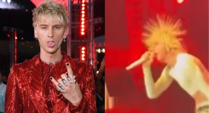 Machine Gun Kelly se electrocuta durante presentación en vivo