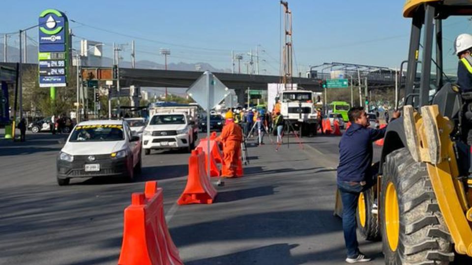 Cierres viales en Monterrey. Foto: Miriam Fuentes / ABC Noticias