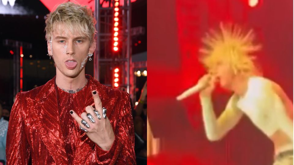 Machine Gun Kelly, cantante de rock se electrocutó en plena presentación.