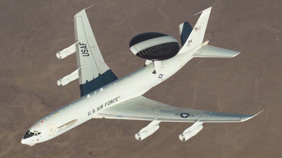 Boeing E-3 Sentry del Ejército de Estados Unidos. Foto: U.S. Air Force by Senior Airman Roslyn Ward