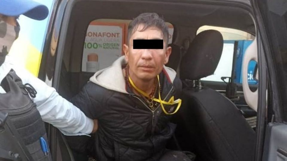 Adrián, hombre detenido por robo y amenaza de muerte en Monterrey. | Especial.