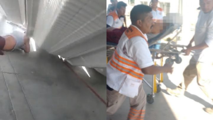 Video: Colapsa domo deportivo con niños adentro en Chiapas