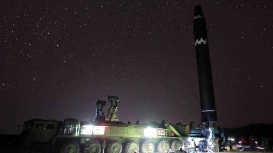 El misil Hwasong-15 se lanzó por primera vez en 2017.