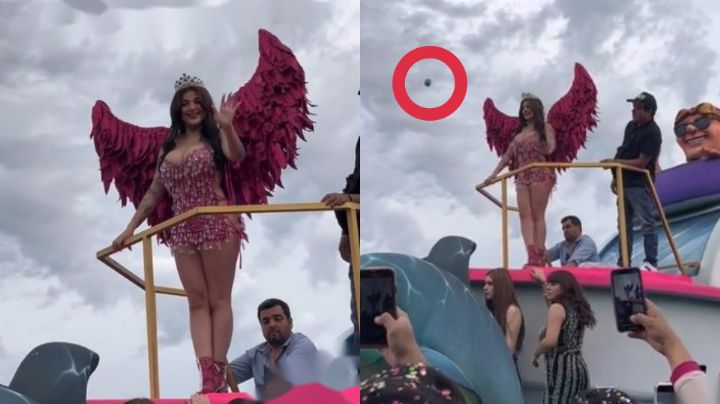 Lanzan huevos a Karely Ruiz durante desfile en Sonora