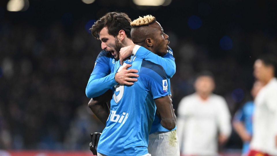 Khvicha Kvaratskhelia y Victor Osimhen, la dupla sensación del Napoli que es temida en Europa