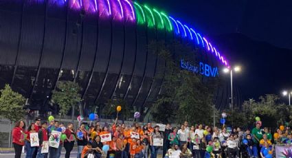 Se ilumina el Estadio BBVA por el Día de las Enfermedades Raras