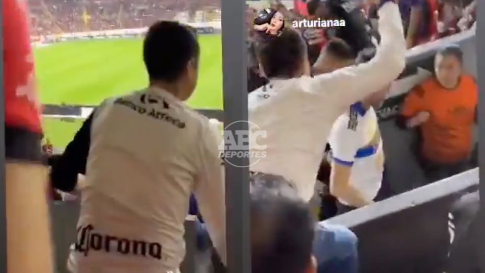 Un aficionado de Atlas agredió a un seguidor de Tigres en el Estadio Jalisco