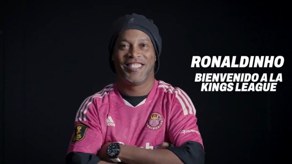 Ronaldinho jugará en el equipo de Ibai Llanos.