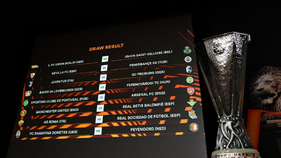 Se realizó el sorteo de los octavos de final de la Europa League, que depara varios partidos interesantes