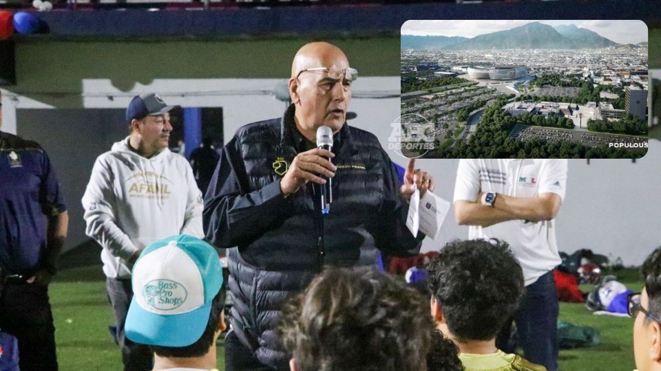 Frank González, director de Cultura Física y Deporte en Nuevo León, pidió a los atetas regios no preocuparse por la construcción del nuevo estadio de Tigres