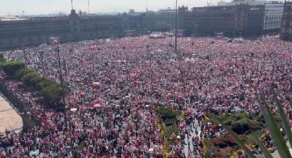 Llenan el Zócalo de la CDMX a favor del INE