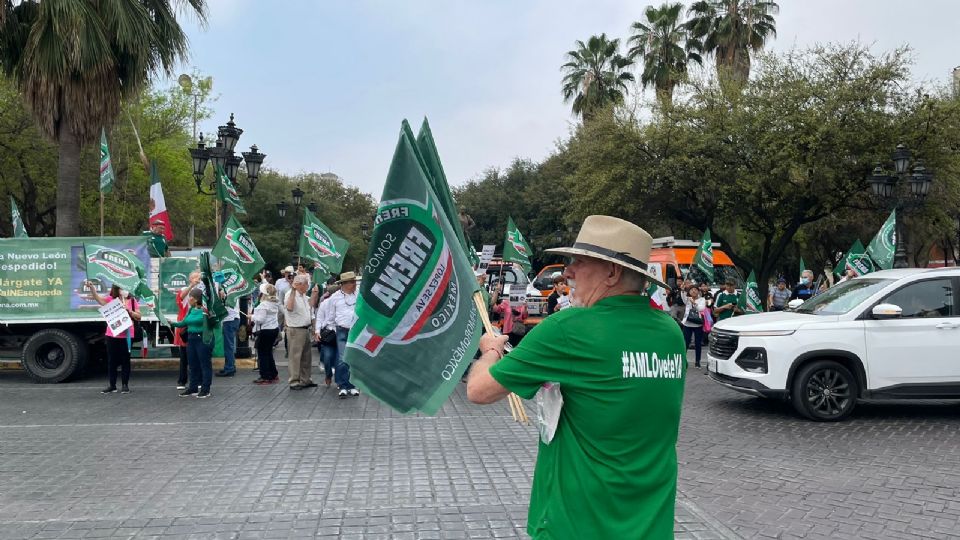 Integrantes de Frena en Monterrey.