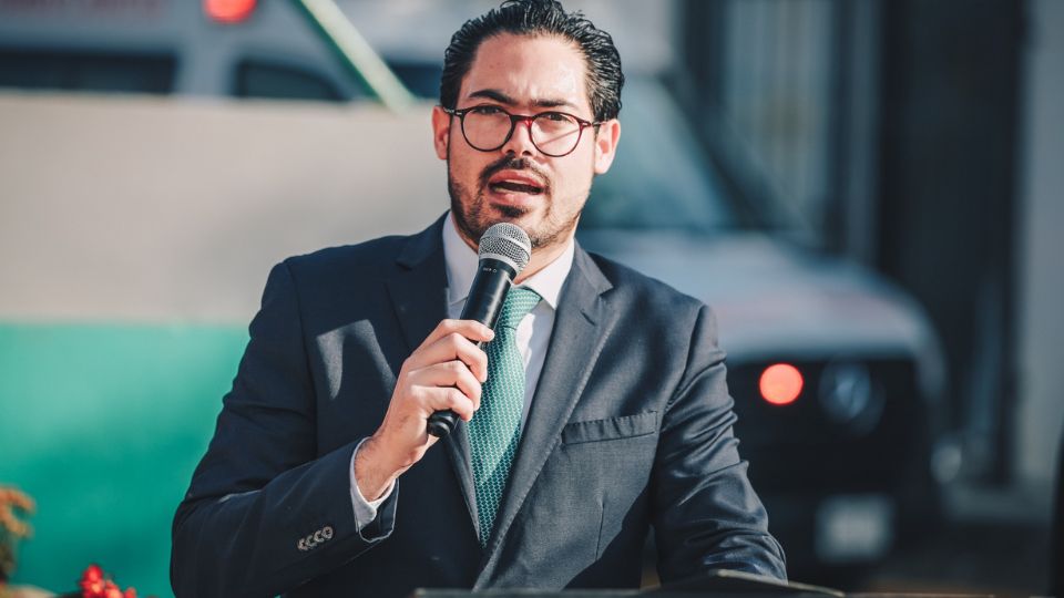 David de la Peña, alcalde de Santiago, Nuevo León.