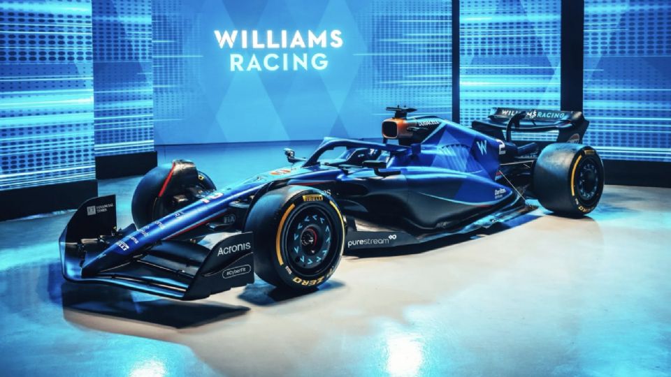 Williams Racing presentó el FW45, monoplaza con el que competirá en el Campeonato Mundial de 2023 de la Fórmula 1