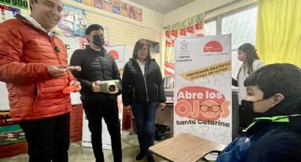 Amplían programa 'Abre los ojos' de lentes gratis en Santa Catarina