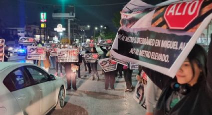 Bloquean avenida Miguel Alemán en protesta de las Líneas 5 y 6 del Metro