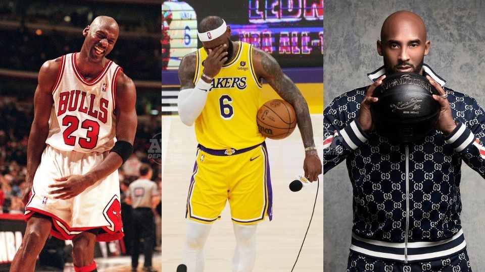 Michael Jordan, LeBron James y Kobe Bryant, son de los mayores anotadores de la historia de la NBA