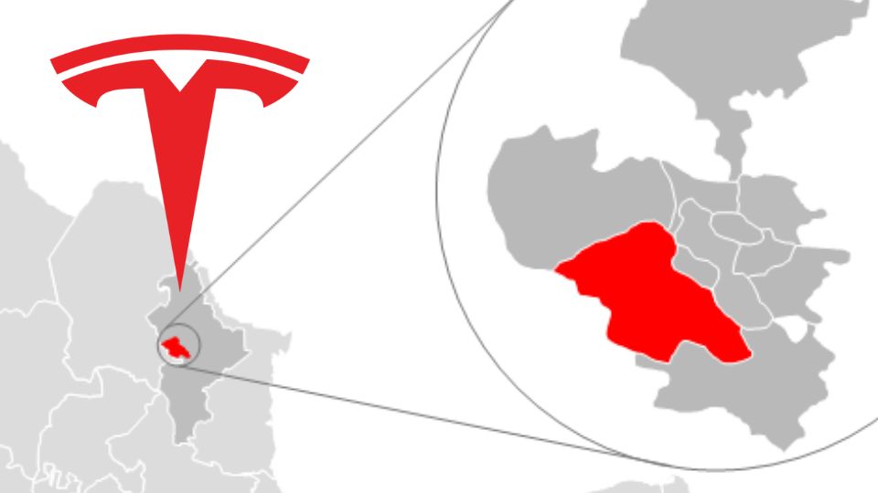 La planta de Tesla estará ubicada sobre la autopista Monterrey - Saltillo.