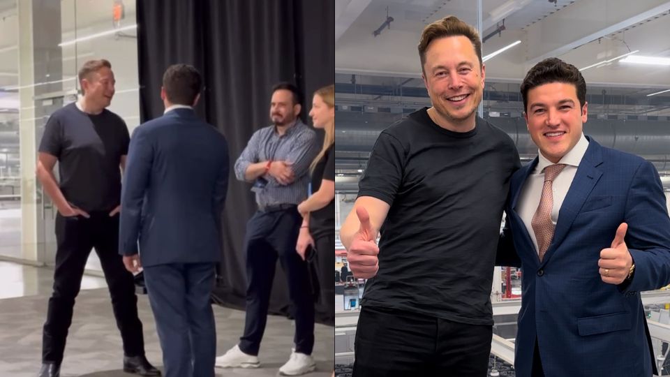 Elon Musk junto a Samuel García.