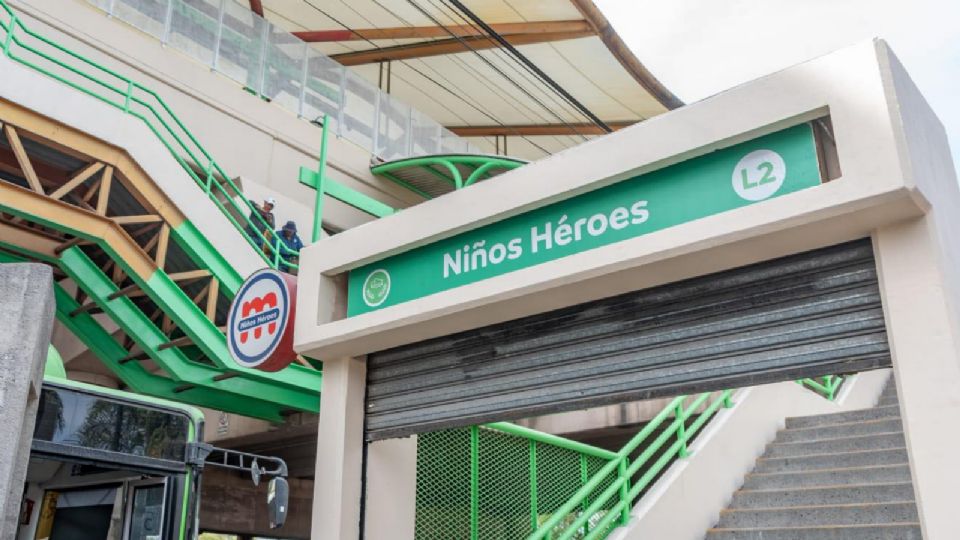 Estación Niños Héroes de la Línea 2 del Metro.