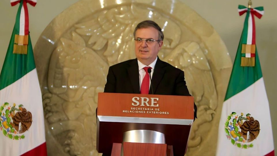 El secretario de Relaciones Exteriores, Marcelo Ebrard.