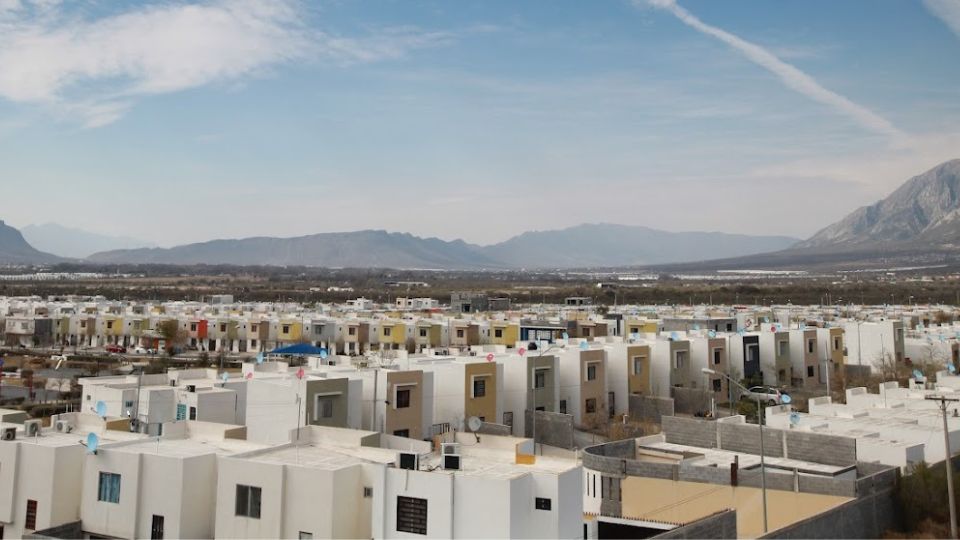 Viviendas de Infonavit en el municipio de García.