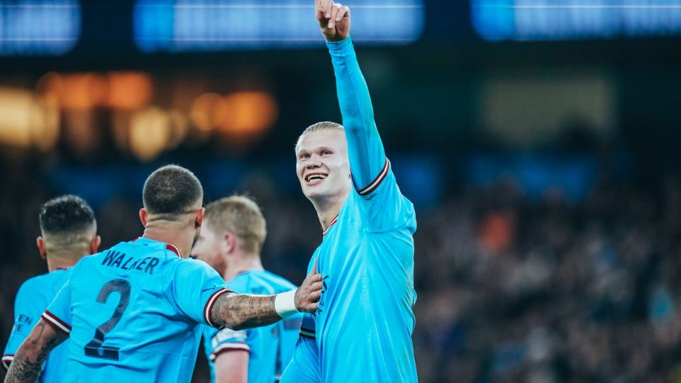 Erling Haaland volvió a dar una exhibición espectacular con el Manchester City.