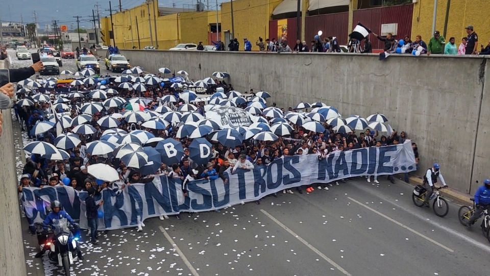 La caravana de los aficionados de Rayados terminó sin incidentes