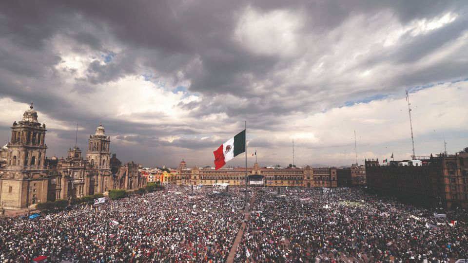 Zócalo de la Ciudad de México.