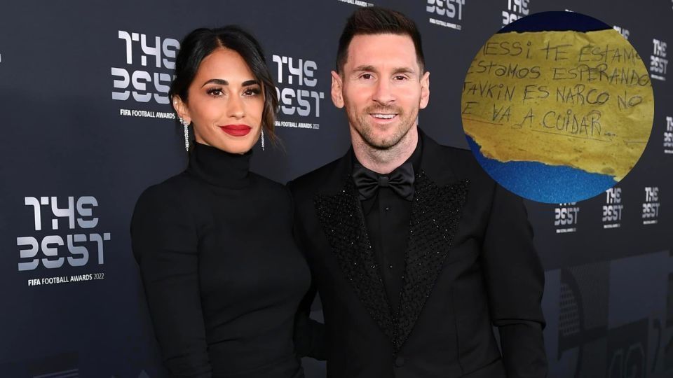 El argentino Lionel Messi fue amenazado a través de un mensaje, dejado en el negocio de la familia de su esposa Antononela Rocuzzo, al ser baleado este jueves