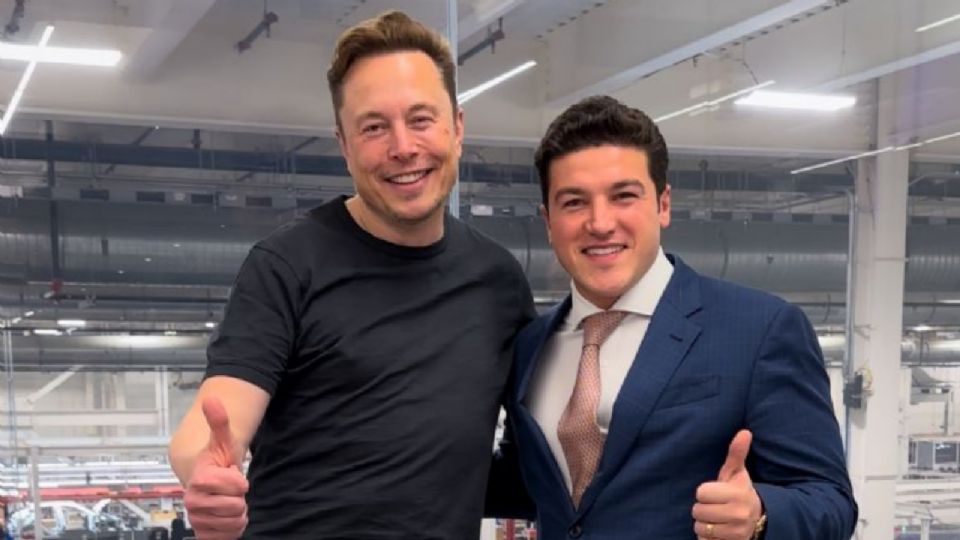 Elon Musk y Samuel García en Austín, Texas.