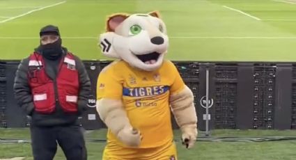 Mascota de Tigres hizo señas obscenas a aficionados de Rayados