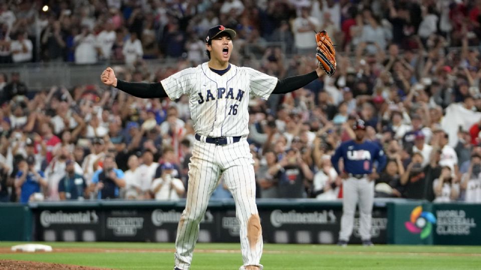 Shohei Ohtani, jugador de Japón en el Clásico Mundial de Béisbol.