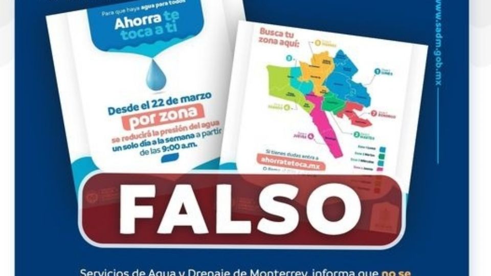 Aclara Agua y Drenaje cortes de liquido de Monterrey