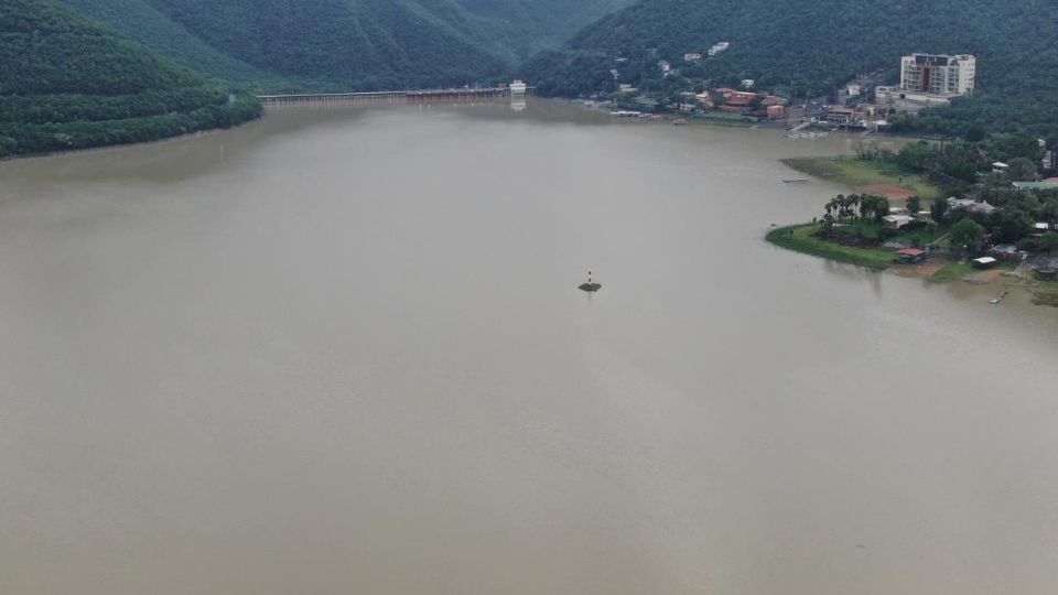 Presa La Boca, ubicada en Santiago, Nuevo León