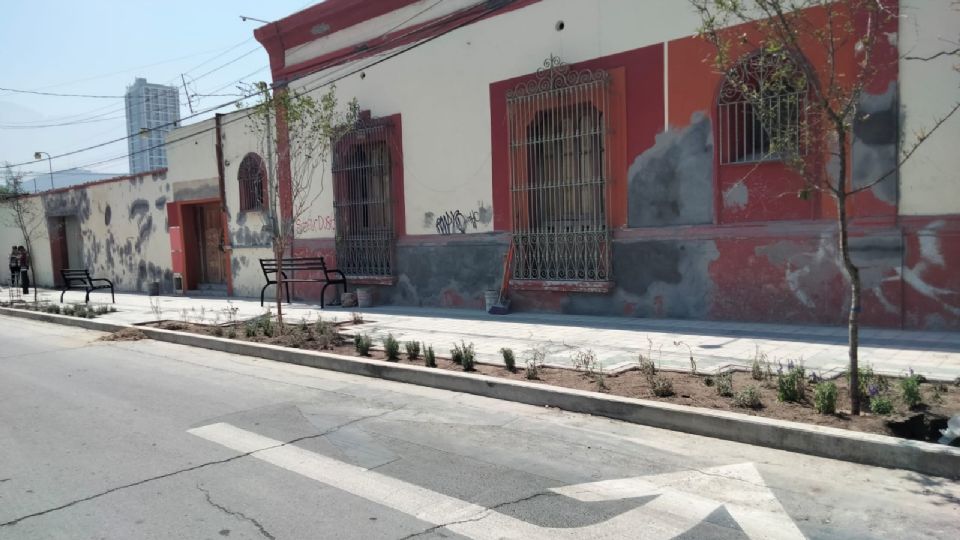 Una cuadra aledaña a la plaza Alameda ya recibió las primeras remodelaciones | Gobierno de Monterrey